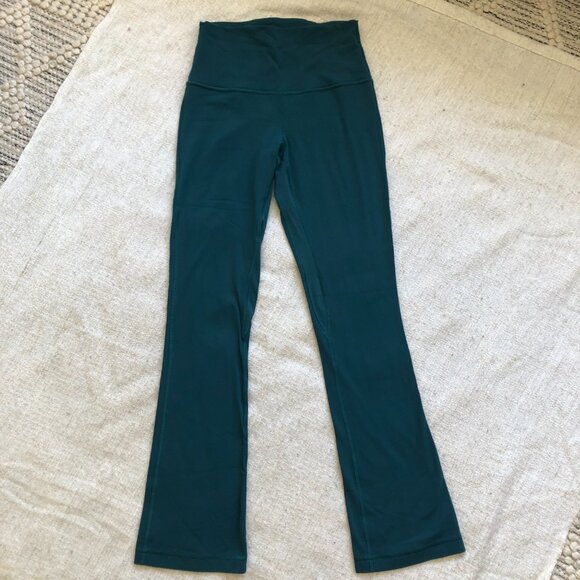 lululemon athletica Mini Flare Teal Leggings - Picture 2 of 3